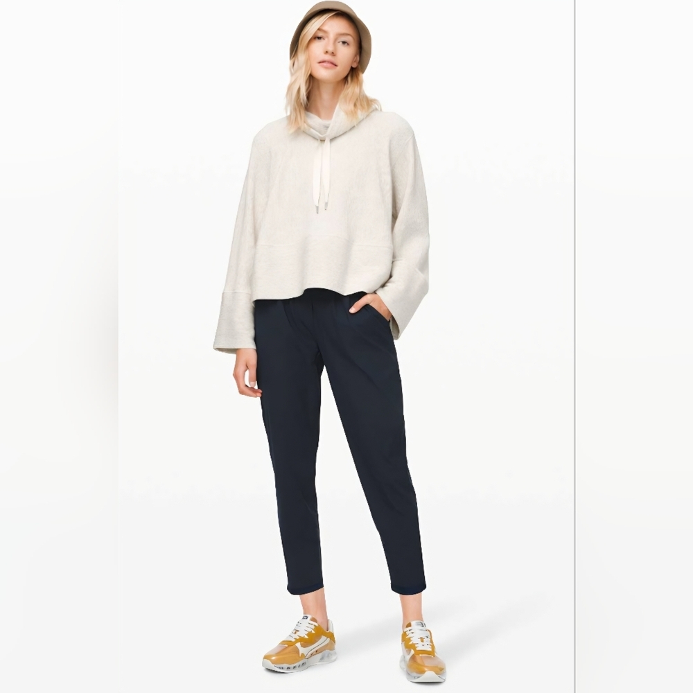 Lululemon Essential High-Rise Trouser Navy Work Pants Size 12